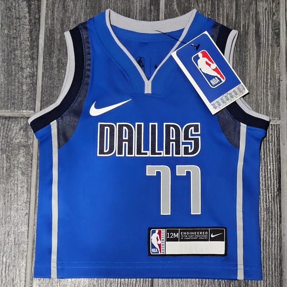 Nike Luka Doncic Dallas Mavericks NBA Jersey Sleeveless Top - Size 12M NWT - Picture 1 of 5